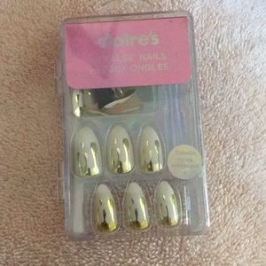 Acrylic glue on nails.